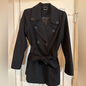 Joujou Black Tailored Peacoat Women’s Size L